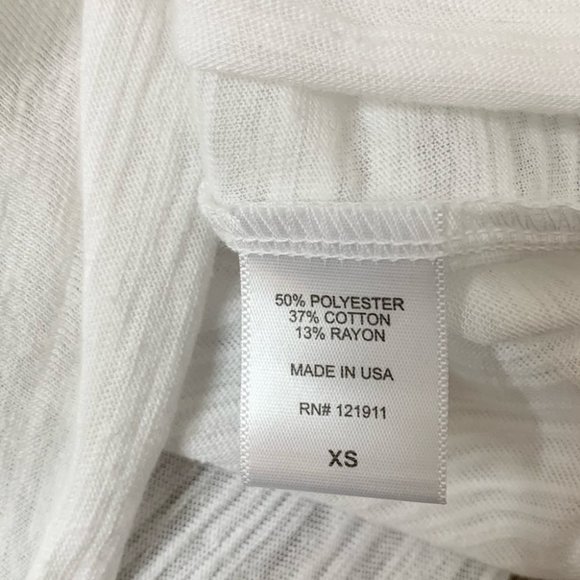 LNA Extreme V Tee T-Shirt White Size XS - Picture 9 of 10